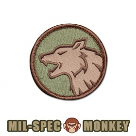 밀스펙 몽키(Mil Spec Monkey) 밀스펙 몽키 패치 울프 헤드 0104 (멀티캠)