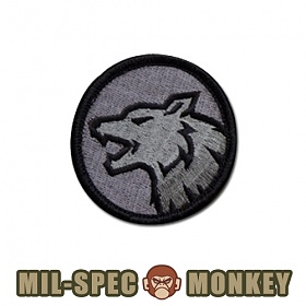 밀스펙 몽키(Mil Spec Monkey) 밀스펙 몽키 패치 울프 헤드 0104 (ACU 다크)