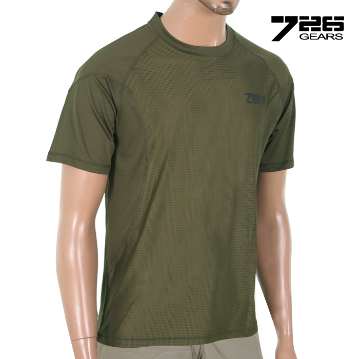 726(726) [726GEARS] Solid Pattern T-shirt (OD) - 726기어 입체패턴 기능성티 (OD)