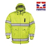 [Propper] PROPPER Defender Halo I Long Hi-Vis Rain Jacket - 프로퍼 디펜더 하이비즈 자켓