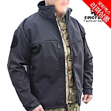 [Emerson] Rangers Reload Soft Shell Jacket Black - 에머슨 레인져 소프트쉘 자켓 (블랙) / 지퍼 하단 부자재 없음 불량 (리