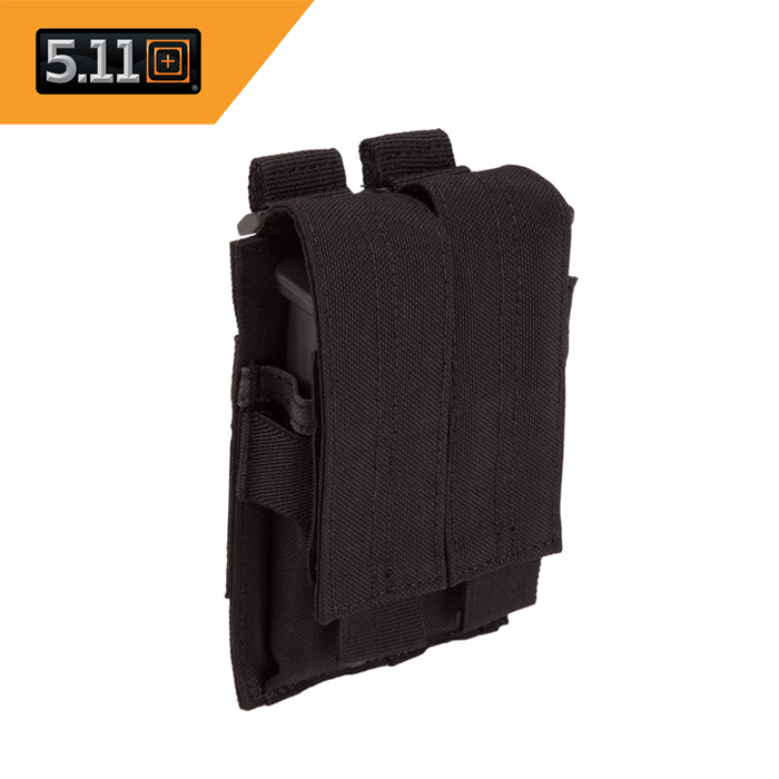 511 택티컬(511 Tactical) [5.11 Tactical] Double Pistol Mag Pouch (Black) - 5.11 택티컬 더블 권총 탄창 파우치 (블랙)