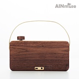 [Ain Muse] X5 Portable Wooden Bluetooth Speaker - 아인뮤즈 X5 포터블 우든 블루투스 스피커