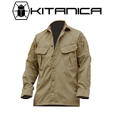 [Kitanica] Over shirt (Khaki) - 키타니카 오버 셔츠 (카키)