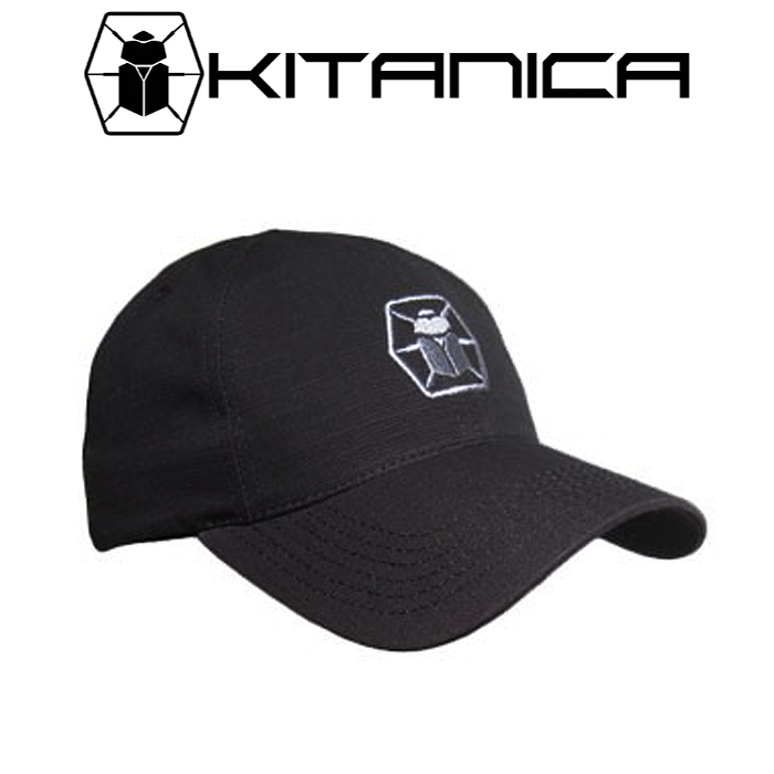 키타니카(Kitanica) [Kitanica] NYCO Ripstop Hats (Black) - 키타니카 NYCO 립스탑 캡모자 (블랙)