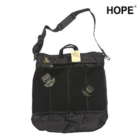 (HOPE) 호프 벨크로 헬멧 가방 (블랙)