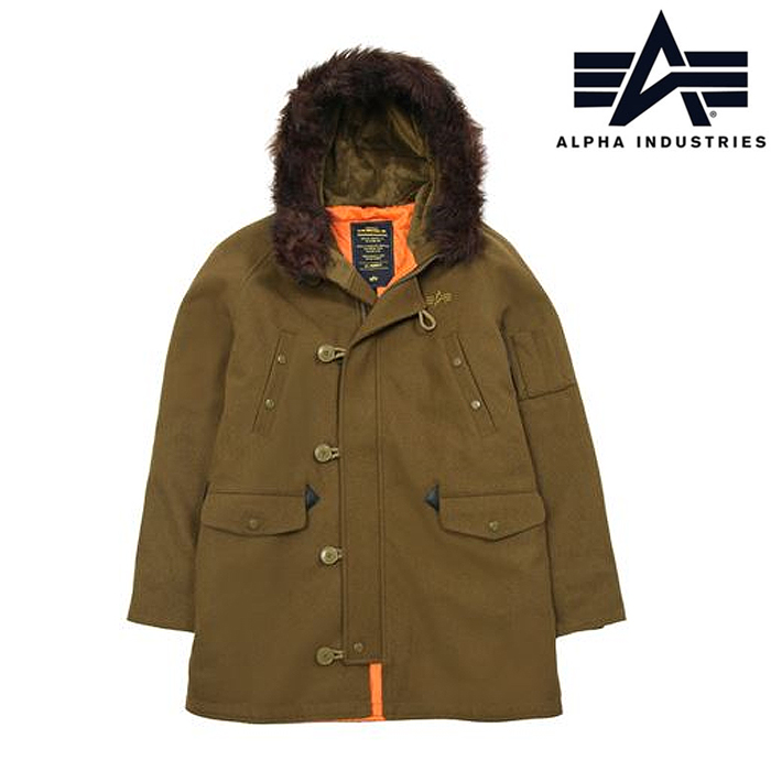 알파 인더스트리(Alpha Industries) 알파 트리티 파카 (모스)