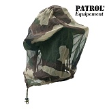 [Patrol Equipement] Chapeau Jungle Moustiquaire (Woodland) - 패트롤 모기장 정글모 (우드랜드)