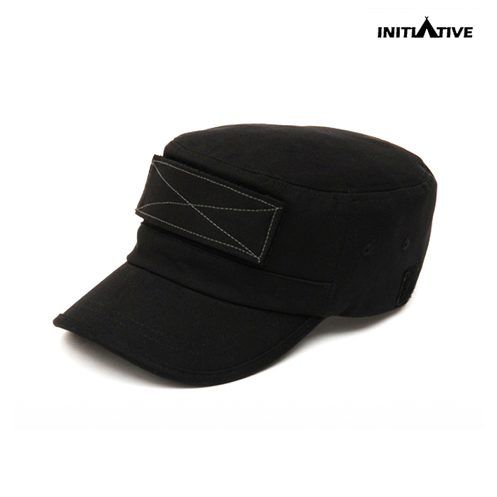 이니셔티브(Initiative) [Initiative] 44 Magnum Military Cap (Black) - 이니셔티브 44매그넘 군모 (블랙)