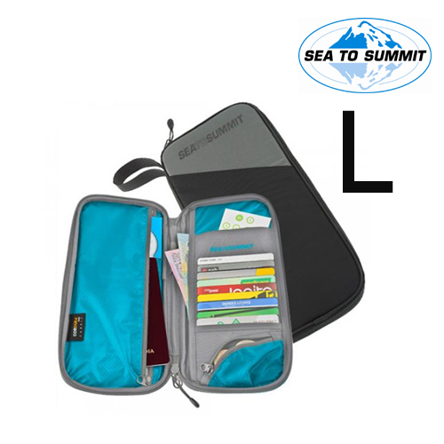 씨투써밋(Sea to summit) [Sea To Summit] Travel Wallet L (Black) - 씨투써밋 트레블 월렛 L (블랙)