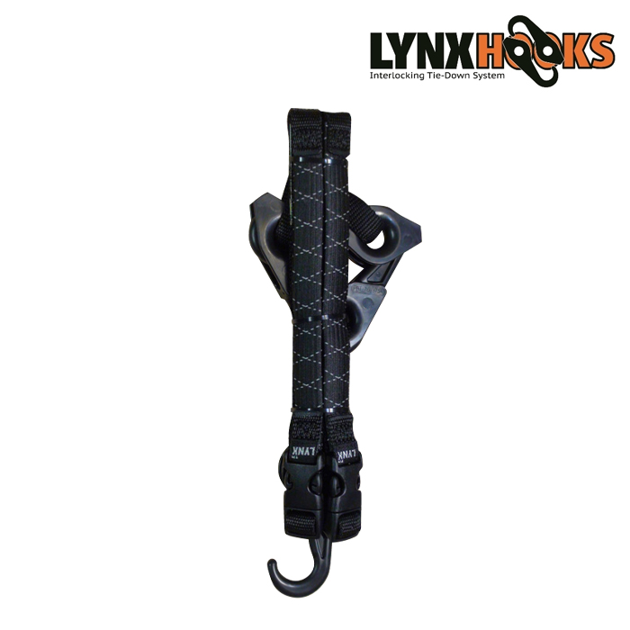링스 훅(Lynx Hooks) 링스훅 인터락킹 타이다운 2팩 번지 코드 (반사체)