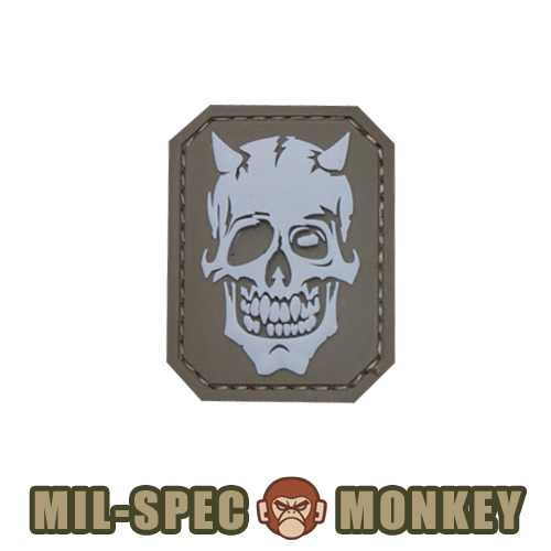 밀스펙 몽키(Mil Spec Monkey) 밀스펙 몽키 MM 데빌 스컬 PVC 패치 (데저트)