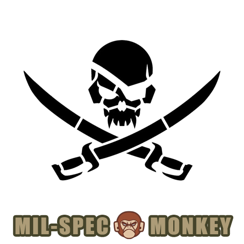 밀스펙 몽키(Mil Spec Monkey) 밀스펙 몽키 파이러트 스컬 스텐실