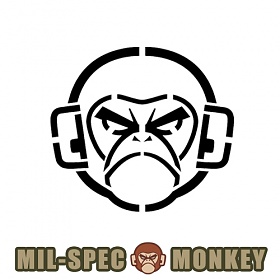 밀스펙 몽키(Mil Spec Monkey) 밀스펙 몽키 로고 스텐실