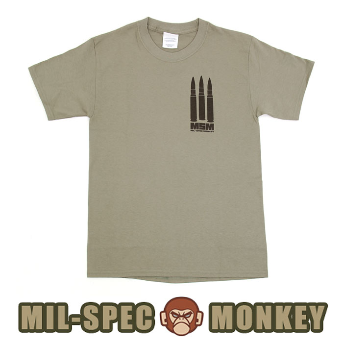 밀스펙 몽키(Mil Spec Monkey) 밀스펙 몽키 메이저 리그 스나이퍼 반팔 티셔츠 (브라운)