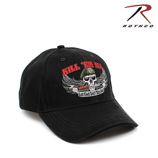 로스코(Rothco) 로스코 디럭스 로우 프로파일 킬 엠 올 캡 모자