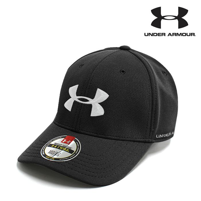 언더아머(Under Armour) [Under Armour] Mens Armour Stretch Fit Cap (Black) - 언더아머 스트레치 핏 캡모자 (블랙)