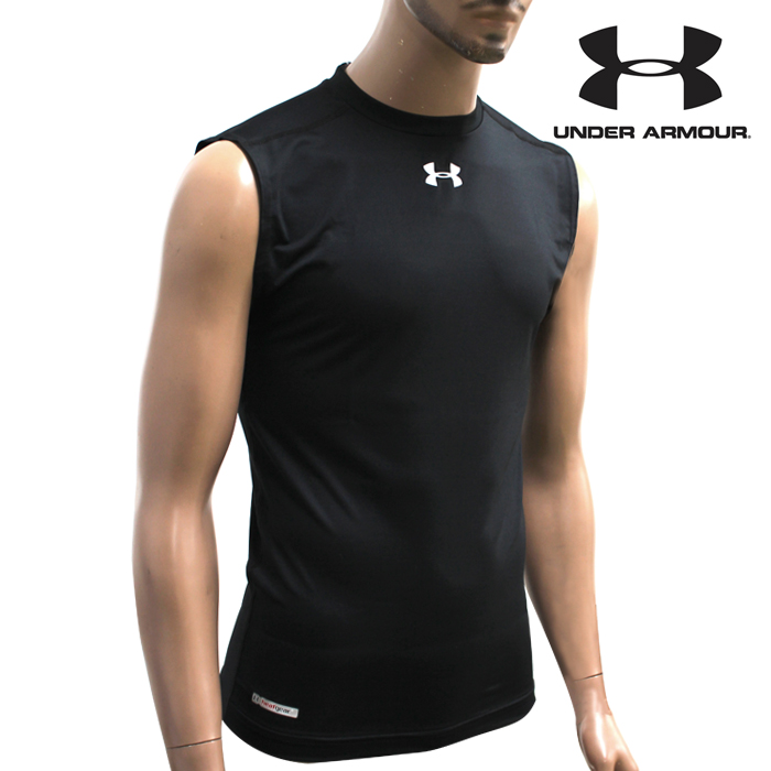 언더아머(Under Armour) [Under Armour] Mens HeatGear Sonic Compression Sleeveless (Black) - 언더아머 히트기어 소닉 컴프레이션 민소매 티