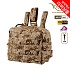 [FLYYE] Molle Drop Leg Accessories Pouch AOR1 - 몰리 드랍 레그 파우치 (AOR1) / 고리 불량 (리퍼상품)