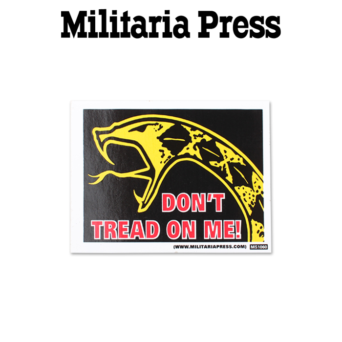 밀리터리아 프레스(Militaria Press) [Militaria Press] Dont Tread On Me Mini Sticker - 밀리터리아 인테리어용 미니 스티커 (MS1060)