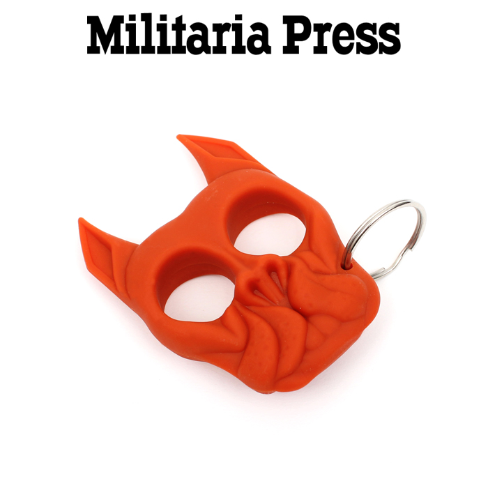 밀리터리아 프레스(Militaria Press) 밀리터리아 브루터스 셀프 디펜스 키 체인 (레드)