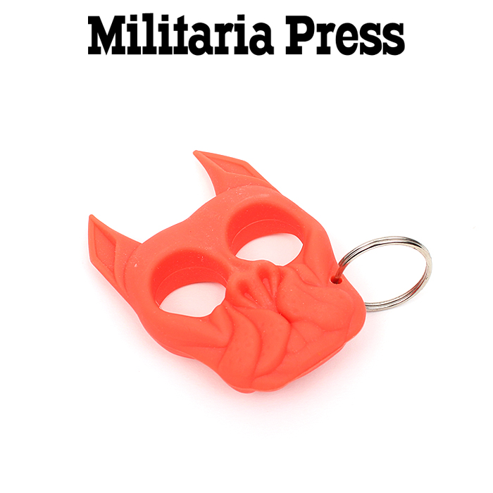 밀리터리아 프레스(Militaria Press) 밀리터리아 브루터스 셀프 디펜스 키 체인 (오렌지)
