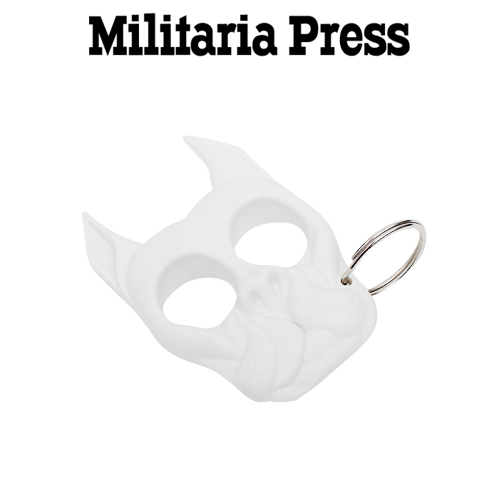 밀리터리아 프레스(Militaria Press) 밀리터리아 브루터스 셀프 디펜스 키 체인 (화이트)
