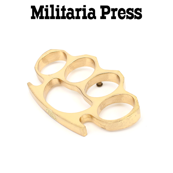 밀리터리아 프레스(Militaria Press) 밀리터리아 브라스 너클 벨트 버클