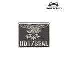 [Iron Romeo] UDT SEAL Trident Patch (Charcoal) - 아이언 로미오 UDT SEAL 트라이던트 패치 (차콜)