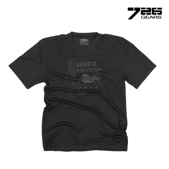 726(726) [726 Gear] Bring It Xenomprh (Black) - 726 기어 브링잇 제노몰프 기능성 티셔츠 (블랙)