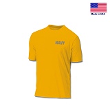 [G.I] Soffe US Navy PT Short Sleeve T-shirt (Yellow) - 미해군 속건성 반팔 티셔츠 (옐로우)
