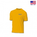 [G.I] Soffe US Navy PT Short Sleeve T-shirt (Yellow) - 미해군 속건성 반팔 티셔츠 (옐로우)