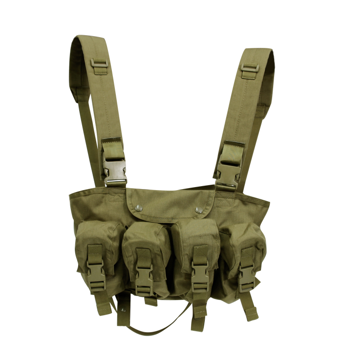 기타브랜드(ETC) 4 Pocket Chest Harness (Coyote) - 4포켓 체스트 하네스 (코요테)