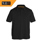 5.11 택티컬 퍼슈트 폴로 반팔 티셔츠 (블랙)