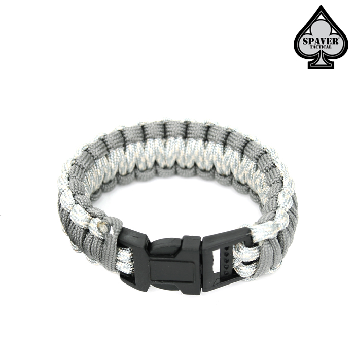 스페이버(SPAVER) [Spaver] Plastic Buckle Paracord Bracelet (ACU) - 스페이버 플라스틱 버클 파라코드 팔찌 (ACU)