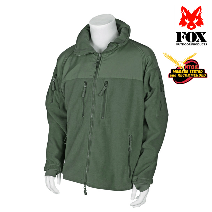 폭스아웃도어(FOXOUTDOOR) [FOX] Enhanced Fleece Tactical Jacket (OD) - 폭스 플리스 택티컬 자켓 (OD)