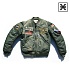 [Xtonz] SAGA MA-1 Flight Jacket (Sage Green) - 엑스톤즈 사가 MA-1 항공 점퍼 (세이지 그린)