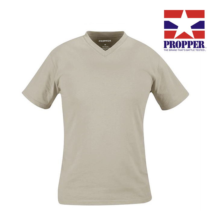 프로퍼(Propper) 프로퍼 팩 3 티셔츠 브이 넥 (샌드)