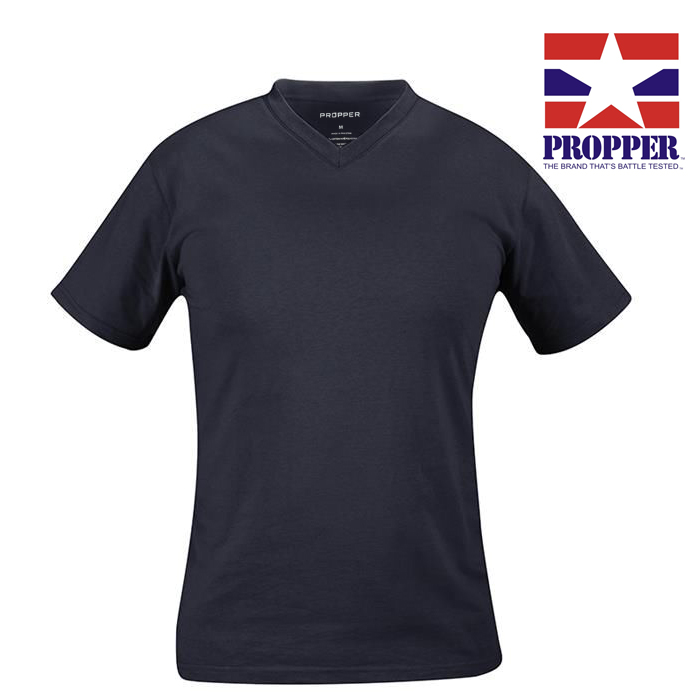 프로퍼(Propper) 프로퍼 팩 3 티셔츠 브이 넥 (LAPD 네이비)