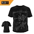 [5.11 Tactical] LOGO T-Shirt AR Sketch (Black) - 5.11 택티컬 티셔츠 AR 스케치  (블랙/41006CD)
