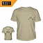 [5.11 Tactical] LOGO T-Shirt Victor (TAN) - 5.11 택티컬 티셔츠 빅터  (TAN/41006CJ)