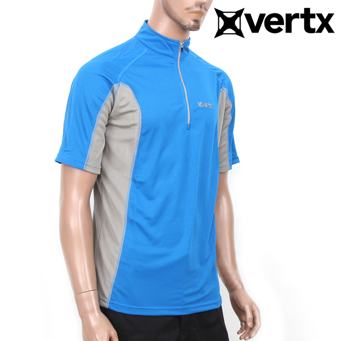 버텍스(Vertx) 버텍스 OPS 프로 저지 폴로 1/4 짚 셔츠 (로얄 블루)@