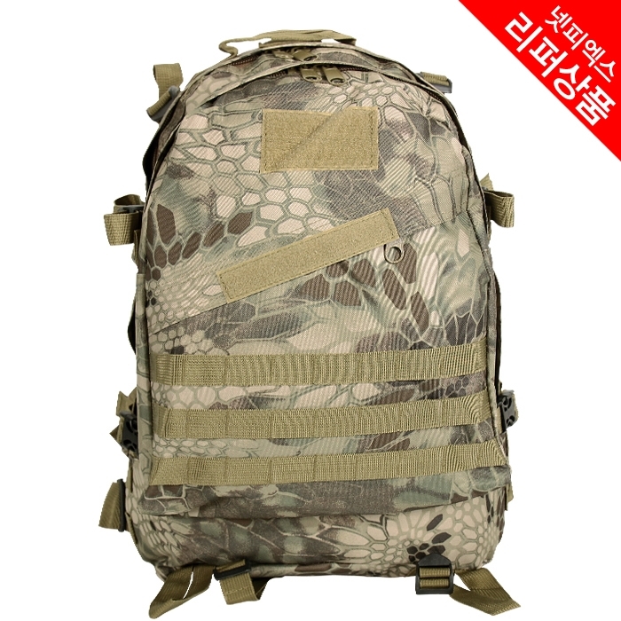 리퍼 상품(refurbish) [Yuemai] 3Day Back Pack (Snake Camo Green) - 위에마이 실속형 3일용 전술배낭(Snake Camo Green)/오른쪽 끈 불량(리퍼