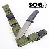 [SOG] Seal Pup + Molle Tactical Nylon Sheath ST-10M/K Knife - SOG 씰 펍 ST-10M/K 나이프 + 몰리 택티컬