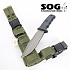 [SOG] Seal Pup + Molle Tactical Nylon Sheath ST-10M/K Knife - SOG 씰 펍 ST-10M/K 나이프 + 몰리 택티컬
