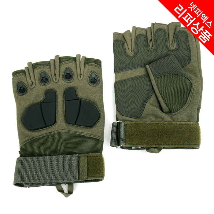 리퍼 상품(refurbish) [Yuemai] Tactical New Style Gloves (OD) - 위에마이 택티컬 뉴 스타일 글러브 (OD)(XL)/오른쪽만 2개(리퍼상품)