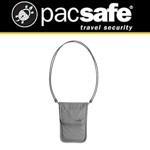 팩세이프(Pacsafe) [Pacsafe] Neck String Pouch Coversafe75 (Gray) - 팩세이프 목걸이 스트링 파우치 (그레이)