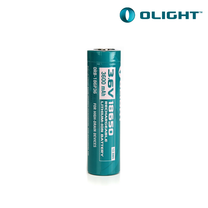 오라이트(OLIGHT) [Olight] 18650 Battery (3.6V /3600mAh) - 오라이트 18650 충전용 배터리 (3.6V / 3600mAh)