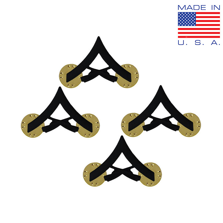 기타브랜드(ETC) 미해병 랜스 코포랄 계급장 뱃지 (2개 1세트 X 2개)