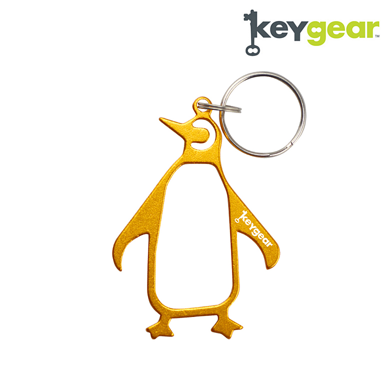 키기어(Key Gear) 키기어 펭귄 보틀 오프너 (옐로우)